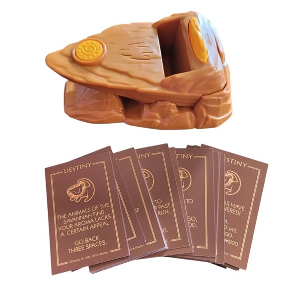 Lion King Monopoly Game Replacement Piece Pride Rock Sound Card Holder Chance - Picture 6 of 6